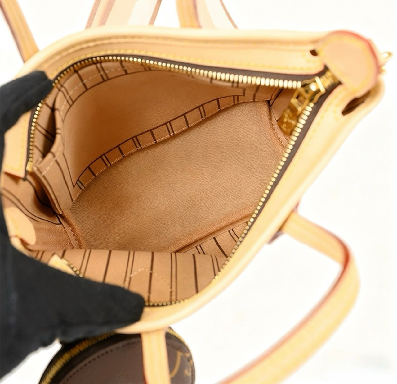 Neverfull BB Monogram 棕色托特包